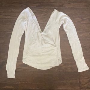 Reformation long sleeves top size small